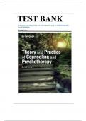 Test bank theory and practice of counseling and psychotherapy 11th edition by gerald corey