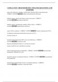 USMLE STEP 1 BIOCHEMISTRY UPDATED QUESTIONS AND ANSWERS
