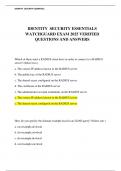 IDENTITY  SECURITY ESSENTIALS WATCHGUARD EXAM 2025 VERIFIED QUESTIONS AND ANSWERS
