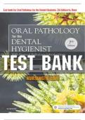 Test bank for Oral Pathology for the Dental Hygienist&comma; 7th Edition by Ibsen 