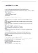 VBS 2032&period; EXAM 4 QUESTIONS AND ANSWERS CORRECT