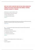 ENTR 187 LATEST UPDATED 2025 ACTUAL FINAL EXAM WITH COMPLETE DETAILED QUESTIONS AND CORRECT VERIFIED ANSWERS ALREADY A&plus; GRADED