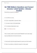 BA Questions and Correct Answers&sol; Latest Update &sol; Already Graded