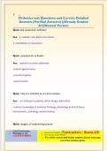 Orthotics test Questions and Correct Detailed  Answers &lpar;Verified Answers&rpar; &vert;&vert;Already Graded  A&plus;&vert;&vert;Newest Version