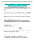 HUMAN PERFORMANCE - CAAP CPL BANK UPDATED  QUESTIONS AND ACCURATE ANSWERS