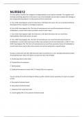 NURS612 Questions And Answers 