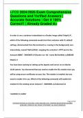 LFCS 2024&sol;2025 Exam Comprehensive  Questions and Verified Answers &vert;  Accurate Solutions &vert; Get it 100&percnt;  Correct&excl;&excl; &vert; Already Graded A&plus;