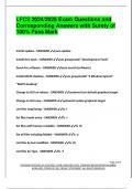 LFCS EXAM PACKAGE DEAL QUESTIONS AND VERIFIED DETAILED ANSWERS &vert; 100&percnt; GUARANTEED PASS &vert; ALREADY GRADED A&plus;