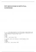 PST Mock Exam &num;4