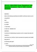 MB 901 2024&sol;2025 Exam Questions and  Detailed Answers &vert; Get it 100&percnt; Correct  Answers