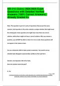 MB-210 &lpar;Sales&rpar; 2024&sol;2025 Exam  Questions with Detailed Verified  Answers &lpar;100&percnt; Correct Answers&rpar; &vert;  Already Graded A&plus;