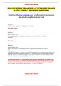BIOD 152 MODULE 2 EXAM 2025 LATEST REVISED &lbrack;GRADED  A&plus; 100&percnt; CORRECT ANSWERED QUESTIONS&rsqb;&period;