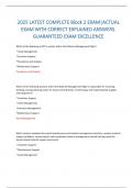 2025 LATEST COMPLETE Block 2 EXAM&vert;ACTUAL EXAM WITH CORRECT EXPLAINED ANSWERS&period; GUARANTEED EXAM EXCELLENCE