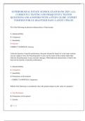 SUPERIOR REAL ESTATE SCHOOL EXAM BANK 2025 &vert; ALL  CURRENTLY TESTING AND FREQUENTLY TESTED  QUESTIONS AND ANSWERS WITH A STUDY GUIDE &vert; EXPERT  VERIFIED FOR GUARANTEED PASS &vert; LATEST UPDATE 