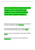 NWIT 245 MIDTERM REVIEW EXAM WITH CORRECT ACTUAL QUESTIONS AND CORRECTLY WELL DEFINED ANSWERS LATEST 2025  ALREADY GRADED A&plus; 