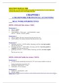 SOLUTION MANUAL FOR FINANCIAL ACCOUNTING FOR MANAGERS 1ST EDITION BY WAYNE THOMAS AND DAVID SPICELAND AND MARK NELSON