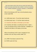 IAAP WAS EXAM LATEST 2025 ACTUAL EXAM TEST BANK WITH  COMPLETE EXAM QUESTIONS AND CORRECT DETAILED ANSWERS  &lpar;100&percnt; VERIFIED ANSWERS&rpar; &vert;ALREADY GRADED A&plus;&vert; &vert;&vert;PROFESSOR  VERIFIED&vert;&vert; 