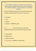 NCSF PERSONAL TRAINING LATEST 2025 ACTUAL EXAM WITH  COMPLETE EXAM QUESTIONS AND CORRECT DETAILED ANSWERS  &lpar;100&percnt; VERIFIED ANSWERS&rpar; &vert;ALREADY GRADED A&plus;&vert; &vert;&vert;PROFESSOR  VERIFIED&vert;&vert;
