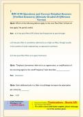 RIM 4190 Questions and Correct Detailed Answers  &lpar;Verified Answers&rpar; &vert;&vert;Already Graded A&plus;&vert;&vert;Newest  Version