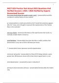 NCCT ECG Practice Test Actual 2025 Questions And Verified Answers &vert; 2025 &sol; 2026 Verified by Experts Guaranteed Success
