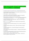 BFIN 300 EXAM LATEST QUESTIONS WITH CORRECT ANSWERS 