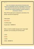 WGU C702 FORENSICS AND NETWORK INTRUSION EXAM  OBJECTIVE ASSESSMENT AND PRE- ASSESSMENT ACTUAL EXAM  WITH COMPLETE EXAM QUESTIONS AND CORRECT DETAILED  ANSWERS &lpar;100&percnt; VERIFIED ANSWERS&rpar; &vert;ALREADY GRADED A&plus;&vert;  &vert;&vert;PROFESSOR VERIFIED&vert;&vert; 