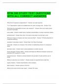 BFIN 300 STUDY TEST QUESTIONS WITH ALL CORRECT ANSWERS 