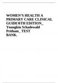 Test Bank for WOMEN&rsquo;S Health a Primary Care CLINICAL GUIDE 6TH EDITION By Youngkin