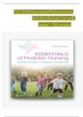 Test bank Essentials Of Pediatric Nursing 4th Edition Author&colon;Theresa Kyle&comma; Susan Carmen&comma; All Chapters 1 - 29&comma; Complete With Questions And Answers Latest Version