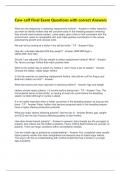  Cow-calf Final Exam Questions with correct Answers