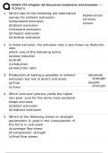 ENGM 445 Chapter 18 Discussion Questions and Example Problems  and answers already passed 