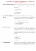 American Red Cross Advanced Life Support &lpar;ALS&rpar; Final Exam &ndash; Questions & Answers