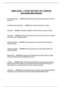 MMBio EXAM  3 STUDY SET WITH 100&percnt; VERIFIED SOLUTIONS NEW UPDATE&excl;&excl;