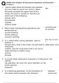 ENGM 445 Chapter 19 Discussion Questions and Example Problems and answers verified to pass