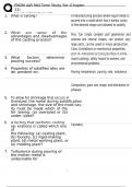 ENGM 445 Mid Term Study Set &lpar;Chapter 11&rpar; Question and answer rated A&plus;