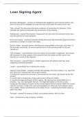 Loan Signing Agent Questions and Answers 100&percnt; Accurate 