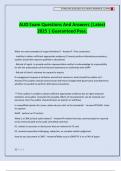 AUD Exam Questions And Answers &vert;Latest 2025 &vert; Guaranteed Pass&period;