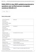 PAEA EOR IM miss 2025 update&vert;comprehensive questions and verified answers &lpar;complete solutions&rpar; GRADE A&plus;&excl;&excl;