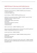 ABIM ITE Exam 51 Questions with Verified Answers&comma;100&percnt; CORRECT