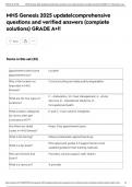 MHS Genesis 2025 update&vert;comprehensive questions and verified answers &lpar;complete solutions&rpar; GRADE A&plus;&excl;&excl;