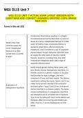 WGU D115 UNIT 7 ACTUAL EXAM LATEST VERSION WITH  QUESTIONS AND CORRECT ANSWERS VERIFIED 100&percnt; BRAND  NEW 2025