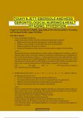 Test Bank Ebersole and Hess Gerontological Nursing and Healthy Aging in Canada&comma; 6TH Edition Author&colon;Theris A&period; Touhy&comma; Kathleen F Jett All Chapters&lbrack;1-28&rsqb;With Verified Questions And Answers 100&percnt; Complete A&plus; Guide Latest Version