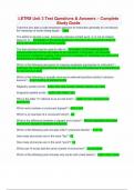  LETRS Unit 3 Test Questions & Answers &ndash; Complete Study Guide