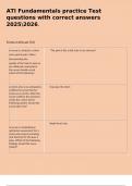 ATI Fundamentals practice Test questions with correct answers 20252026&period;  Terms in this set &lpar;72&rpar; A nurse is caring for a client who reports pain&period; When documenting the quality of the client's pain on an initial pain assessment&comma; the nurse shou