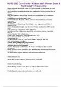 NURS 6552 Case Study &ndash; Nadine&colon; Well Woman Exam & Contraceptive Counseling