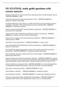 NU 674 FINAL study guide questions with correct answers