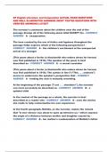 AP English Literature and Composition ACTUAL EXAM QUESTIONS  AND WELL ELABORATED ANSWERS &lpar;MOST TESTED QUESTIONS WITH  VERIFIED ANSWERS&rpar; LATEST 