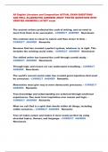 AP English Literature and Composition ACTUAL EXAM QUESTIONS  AND WELL ELABORATED ANSWERS &lpar;MOST TESTED QUESTIONS WITH  VERIFIED ANSWERS&rpar; LATEST exam 