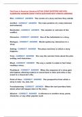 Final Exam in American Literature ACTUAL EXAM QUESTIONS AND WELL  ELABORATED ANSWERS &lpar;MOST TESTED QUESTIONS WITH VERIFIED ANSWERS&rpar;