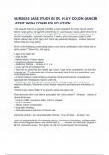 NURS 653 CASE STUDY GI DR&period; H&period;U Y COLON CANCER LATEST WITH COMPLETE SOLUTION